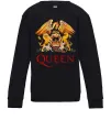 Детский Свитшот Queen logo Черный фото