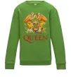 Детский Свитшот Queen logo Лаймовый фото
