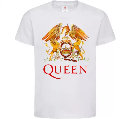 Дитяча футболка Queen logo Білий фото
