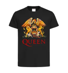 Детская футболка Queen logo Черный фото