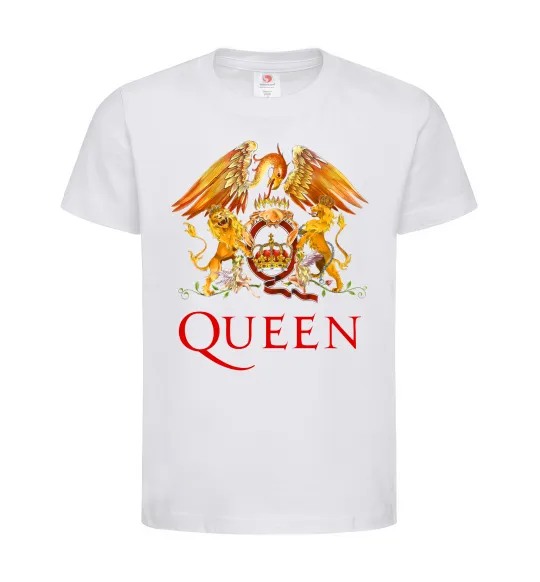 Детская футболка Queen logo Белый фото
