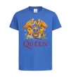 Детская футболка Queen logo Ярко-синий фото