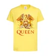 Детская футболка Queen logo Лимонный фото