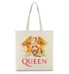 Эко-сумка Queen logo Бежевый фото