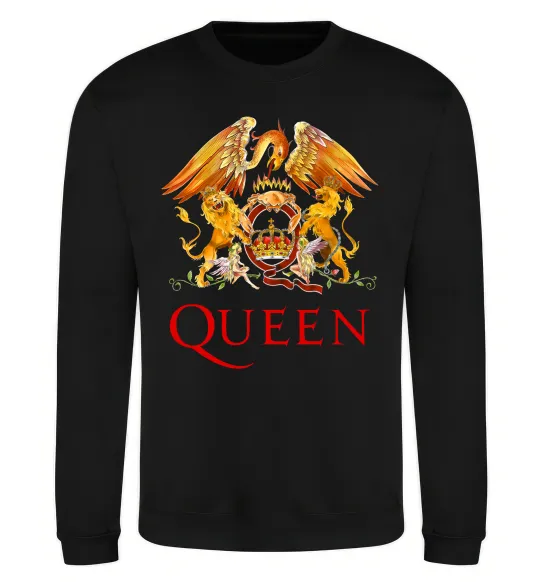 Свитшот Queen logo Черный фото