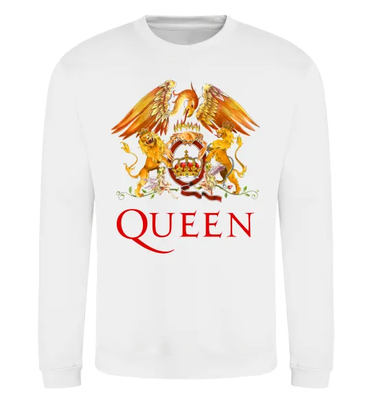 Свитшот Queen logo Белый фото