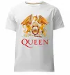 Мужская премиум футболка Queen logo Белый фото