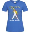 Женская футболка Queen Freddie Mercury Ярко-синий фото