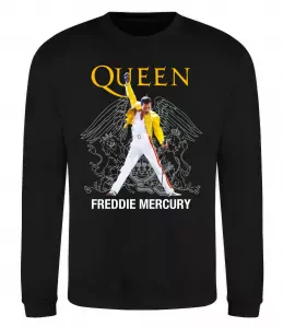 Свитшот Queen прапор Великої Британії Черный фото