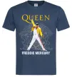 Чоловіча футболка Queen Freddie Mercury Темно-синій фото