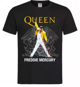 Мужская футболка Queen гітара Черный фото