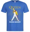 Чоловіча футболка Queen Freddie Mercury Яскраво-синій фото