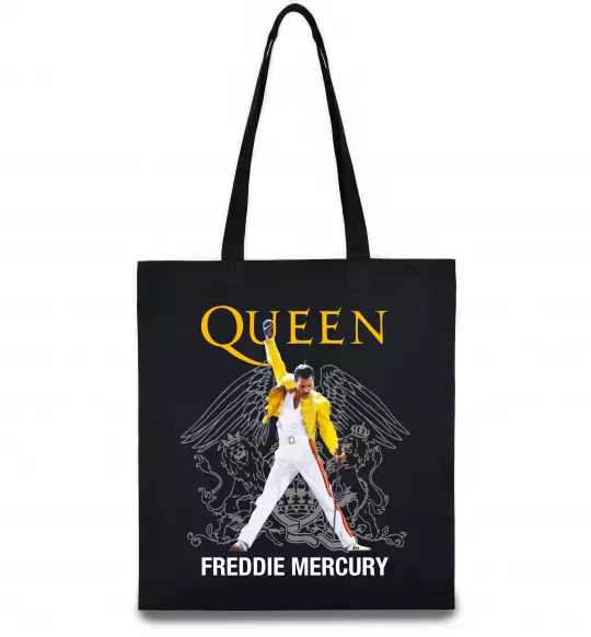 Еко-сумка Queen Freddie Mercury Чорний фото