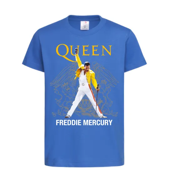 Детская футболка Queen Freddie Mercury Ярко-синий фото