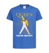 Детская футболка Queen Freddie Mercury Ярко-синий фото