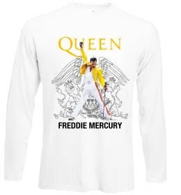 Лонгслив Queen logo Белый фото