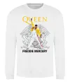 Свитшот Queen Freddie Mercury Белый фото