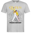 Чоловіча футболка Queen Freddie Mercury Сірий фото