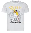 Чоловіча футболка Queen Freddie Mercury Білий фото