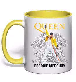 Чашка з кольоровою ручкою