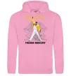 Чоловіча толстовка (худі) Queen Freddie Mercury Рожевий фото