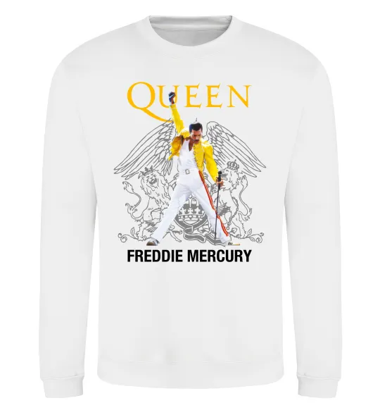 Свитшот Queen Freddie Mercury Белый фото