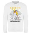 Свитшот Queen Freddie Mercury Белый фото