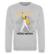 Свитшот Queen Freddie Mercury Серый меланж фото
