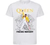 Детская футболка Queen Freddie Mercury Белый фото