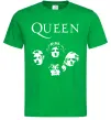 Мужская футболка Queen обличчя Зеленый фото