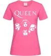 Женская футболка Queen обличчя Ярко-розовый фото