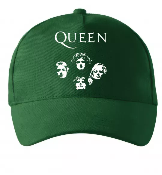 Кепка Queen обличчя Темно-зелений фото