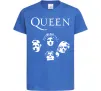 Дитяча футболка Queen обличчя Яскраво-синій фото