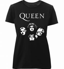Жіноча преміум футболка Queen обличчя