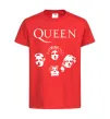 Дитяча футболка Queen обличчя Червоний фото
