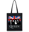 Эко-сумка Queen прапор Великої Британії Черный фото