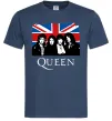 Мужская футболка Queen прапор Великої Британії Темно-синий фото