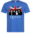 Мужская футболка Queen прапор Великої Британії Ярко-синий фото