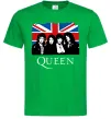 Мужская футболка Queen прапор Великої Британії Зеленый фото