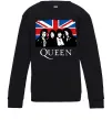 Детский Свитшот Queen прапор Великої Британії Черный фото