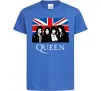 Дитяча футболка Queen прапор Великої Британії Яскраво-синій фото