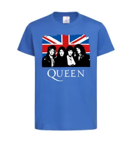 Детская футболка Queen прапор Великої Британії Ярко-синий фото
