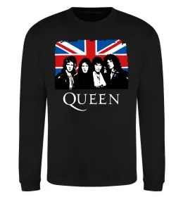 Свитшот Queen прапор Великої Британії Черный фото