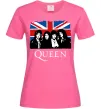 Женская футболка Queen прапор Великої Британії Ярко-розовый фото
