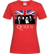 Женская футболка Queen прапор Великої Британії Красный фото