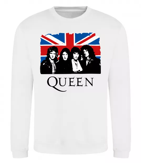 Свитшот Queen прапор Великої Британії Белый фото