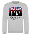 Свитшот Queen прапор Великої Британії Серый меланж фото