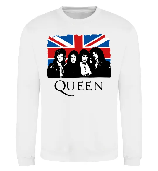 Свитшот Queen прапор Великої Британії Белый фото