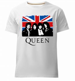 Мужская премиум футболка Queen прапор Великої Британії