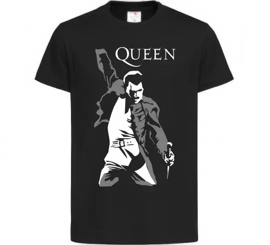 Детская футболка Freddie Mercury Queen Черный фото